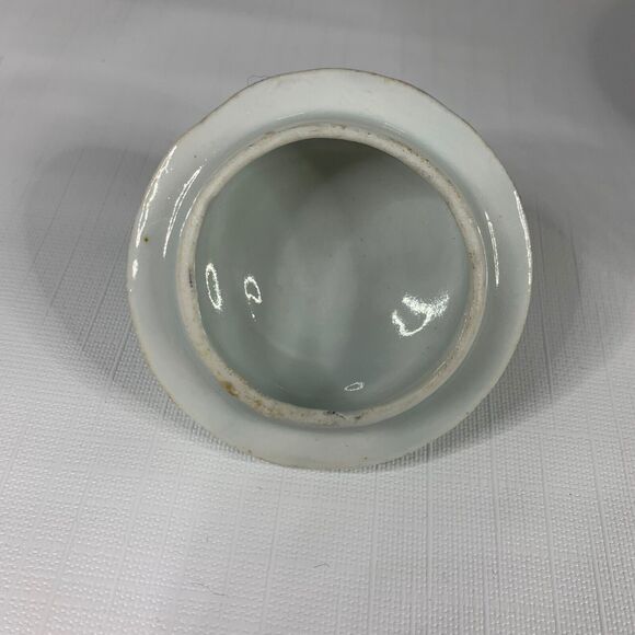 Hand Painted Vtg Nippon Sugar Bowl Purple Violet Victorian Antique Cottaecore - Picture 9 of 10